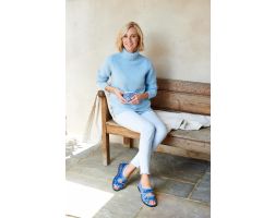 Womens Wide Fit Easy Access House Shoe Slippers - Summer