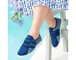 Womens Wide Fit Easy Access Canvas Shoes - Spring