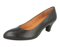 Womens Wide Fit Mid Heel Court Shoes - Paris