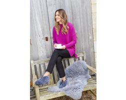Womens Wide Fit Slippers - Malton