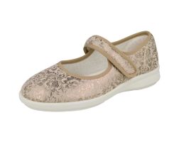 Womens Wide Fit Touch Strap Stretch Canvas Shoes - Auckland