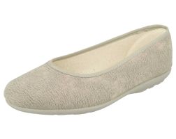 Womens Wide Fit Canvas Ballet Pumps - Marsh
