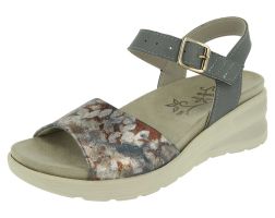 Womens Wide Fit Adjustable Strap Sandals - Nightjar
