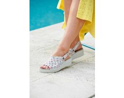 Womens Wide Fit 2-in-1 Wedge Sandals - Gemini