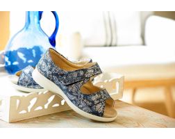 Womens Wide Fit Full Back Adjustable Strap Sandals - Eider