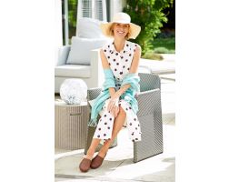 Womens Wide Fit Leather Mule Sandals - Goose