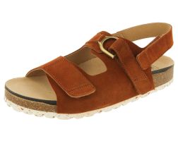 Womens Wide Fit Touch Fastening Adjustable Strap Sandals - Stacey