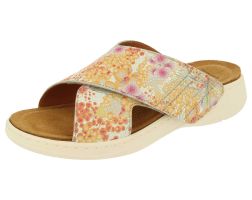 Womens Wide Fit Slide Mule Sandals - Roxanne