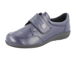 Womens Wide Fit Easy On Flat Shoes - Lapland