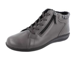 Womens Wide Fit Lace Zip Fastening Ankle Boots - Pipit
