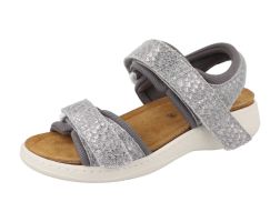 Womens Wide Fit Pull Back Strap Flat Sandals  - Teal