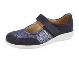 Womens Wide Fit Easy Access Stretch Casual Shoes - Hamster