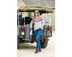 Womens Wide Fit Trainer Style Lace Up Wedge Boots - Antelope