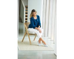 Womens Wide Fit Supportive Back Canvas Shoe - Joelle