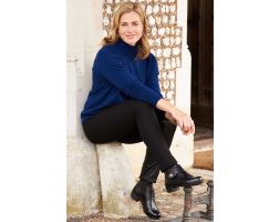 Womens Wide Fit Easy Access Heeled Boots - Cherbourg