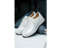 Womens Wide Fit Stretch Panel Trainer - Whitworth