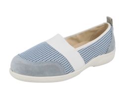 Womens Wide Fit Stretch Fabric Slip On Shoes - Frida
