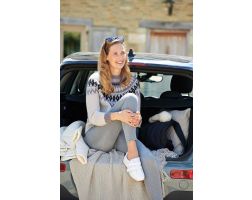 Womens Wide Fit Touch Strap Trainer - Riley