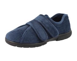 Mens Wide Fit Easy Access Slippers - Hamilton