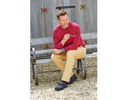 Mens Wide Fit Slippers - Tartan