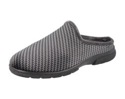 Mens Wide Fit Slide Mule Slippers - Gilbert
