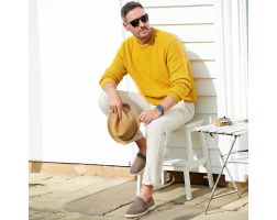 Mens Wide Fit Easy Access Slip-On Casual Shoes - Randolf