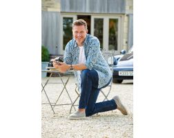 Mens Wide Fit Slip-On Canvas Pumps - Miles