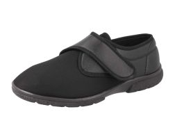 Mens Wide Fit Stretch Fabric House Shoe - Carlton