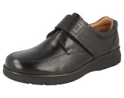 Mens Wide Fit Touch Strap Casual Shoes - Bahamas