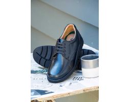Mens Wide Fit Lace Up Casual Shoes - Congo