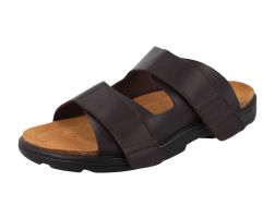 Mens Wide Fit Easy Access Adjustable Mule Sandals - Blake