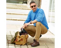 Mens Wide Fit Lace Up Casual Shoes - Patrick