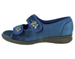 Womens Wide Fit Open Toe Slippers - Ace 2
