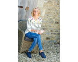 Womens Wide Fit Zip Entry Lace Trainers - Waxwing