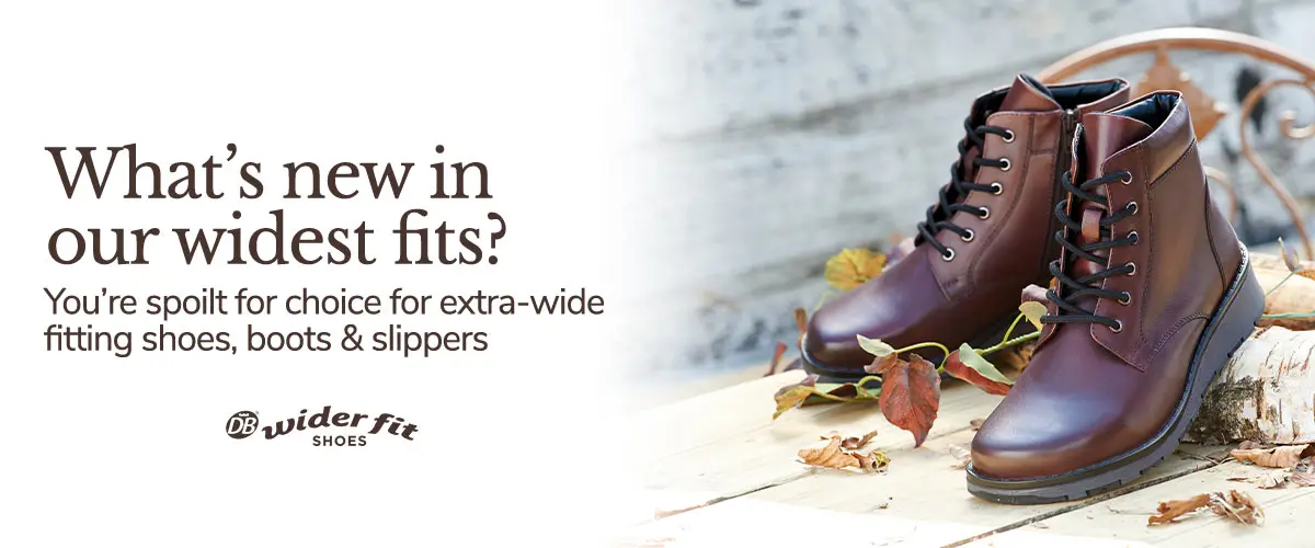 Spoilt For Choice In Our Widest Shoe Fittings